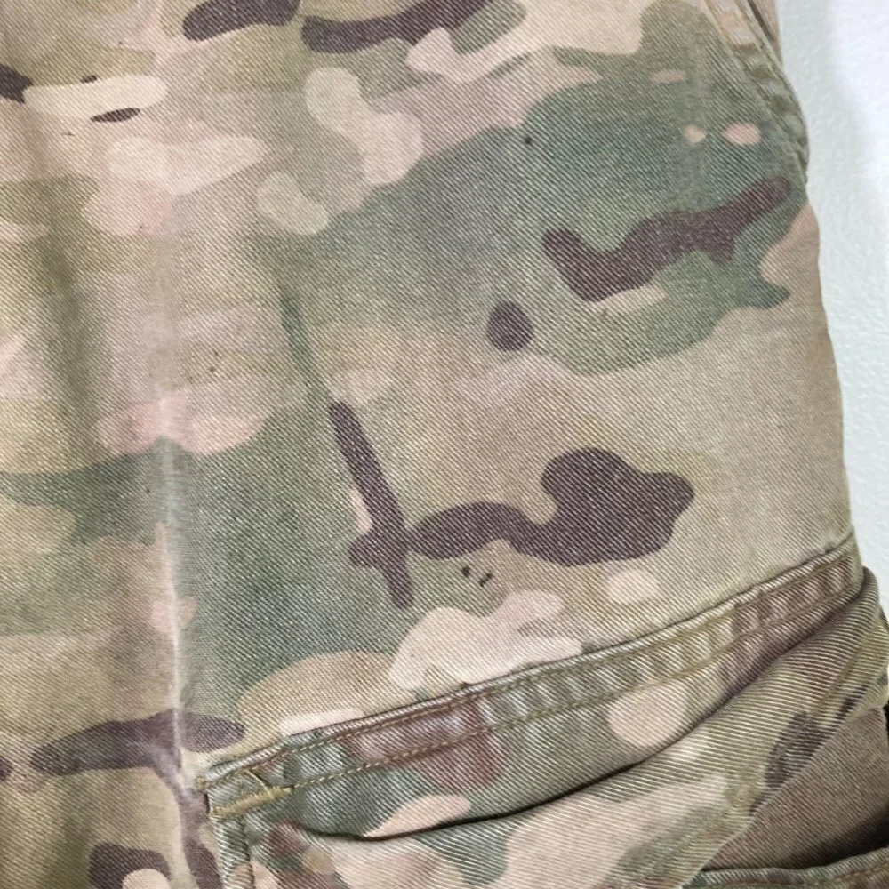 Mens Army Combat Camo FR Tactical Pants Cargo 30 x‎ 33 Flaw